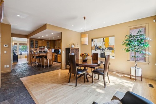 1717 7 Avenue Nw, Calgary, AB - Indoor Photo Showing Dining Room