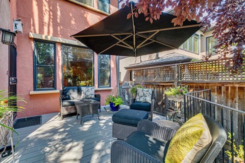 1717 7 Avenue Nw, Calgary, AB - Outdoor With Deck Patio Veranda With Exterior