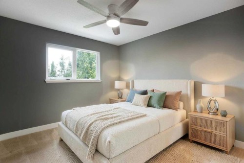 3414 Douglasdale Boulevard Se, Calgary, AB - Indoor Photo Showing Bedroom