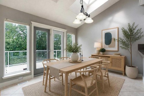 3414 Douglasdale Boulevard Se, Calgary, AB - Indoor Photo Showing Dining Room