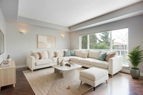 3414 Douglasdale Boulevard Se, Calgary, AB - Indoor Photo Showing Living Room