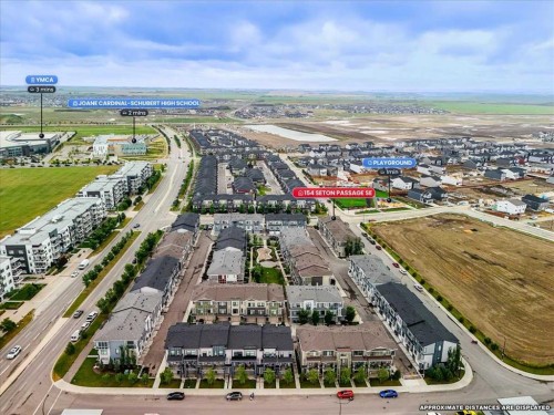 154 Seton Passage Se, Calgary, AB - Outdoor With View