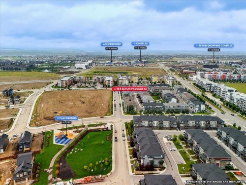 154 Seton Passage Se, Calgary, AB - Outdoor With View