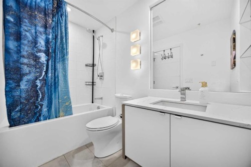 207-3450 19 Street Sw, Calgary, AB - Indoor Photo Showing Bathroom
