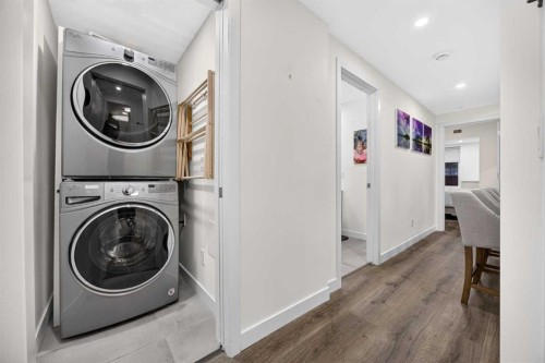207-3450 19 Street Sw, Calgary, AB - Indoor Photo Showing Laundry Room