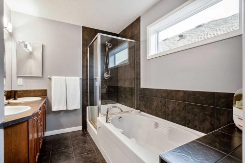 81 New Brighton Heights Se, Calgary, AB - Indoor Photo Showing Bathroom