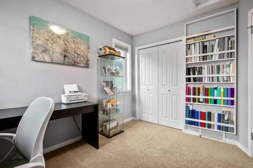 81 New Brighton Heights Se, Calgary, AB - Indoor Photo Showing Office