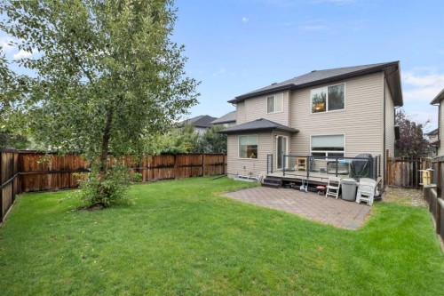 19 Silverado Skies Bay Sw, Calgary, AB - Outdoor With Deck Patio Veranda With Backyard