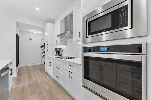 4101-200 Seton Circle Se, Calgary, AB - Indoor Photo Showing Kitchen With Upgraded Kitchen
