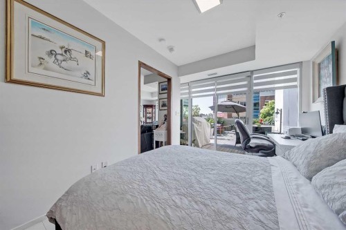 307-1020 9 Avenue Se, Calgary, AB - Indoor Photo Showing Bedroom