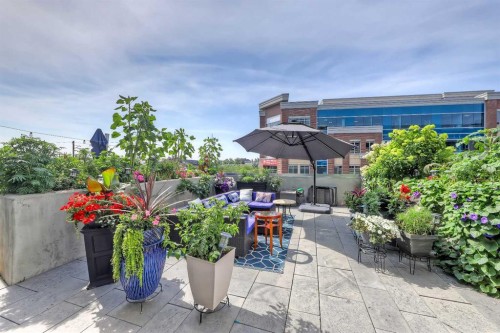 307-1020 9 Avenue Se, Calgary, AB - Outdoor With Deck Patio Veranda