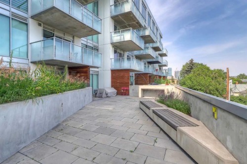 307-1020 9 Avenue Se, Calgary, AB - Outdoor With Balcony