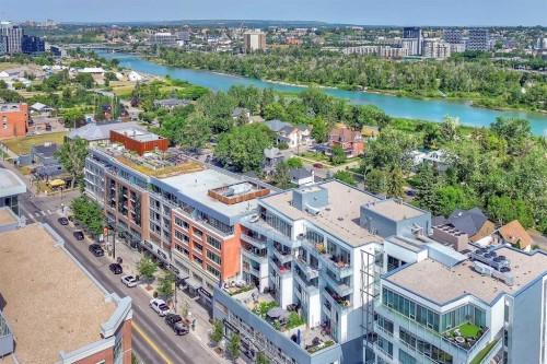 307-1020 9 Avenue Se, Calgary, AB - Outdoor With Body Of Water With View