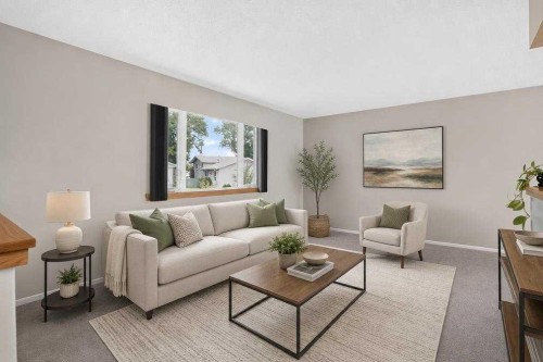 152 Maddock Way Ne, Calgary, AB - Indoor Photo Showing Living Room