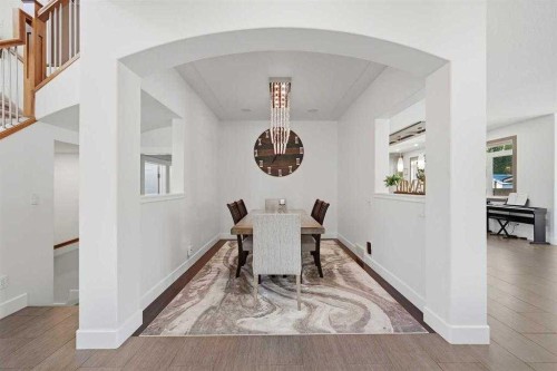 160 Panatella Crescent Nw, Calgary, AB - Indoor Photo Showing Dining Room