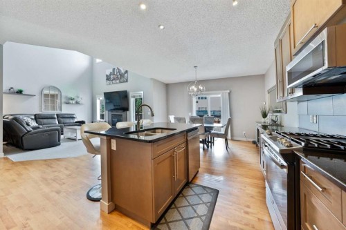 109 Seagreen Link, Chestermere, AB - Indoor Photo Showing Kitchen With Double Sink
