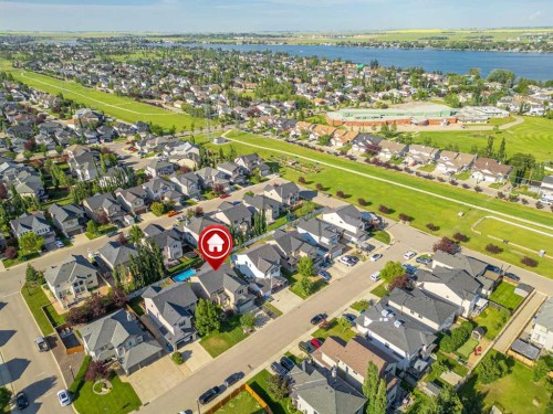 109 Seagreen Link, Chestermere, AB - Outdoor With Body Of Water With View