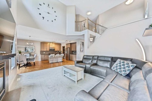 109 Seagreen Link, Chestermere, AB - Indoor Photo Showing Living Room