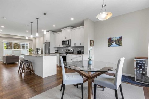 111 Hillcrest Close Sw, Airdrie, AB - Indoor Photo Showing Dining Room