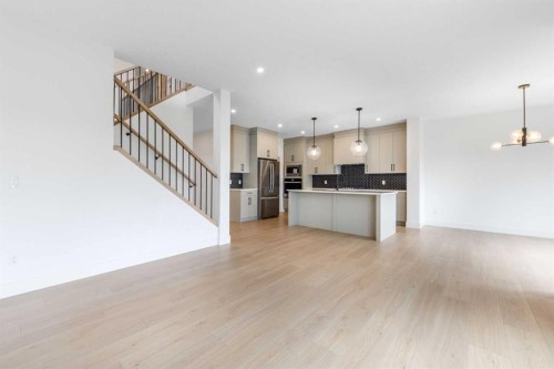503 Rivercrest View, Cochrane, AB - Indoor Photo Showing Kitchen