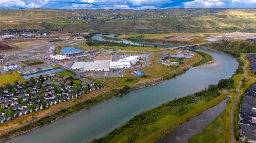 503 Rivercrest View, Cochrane, AB - Outdoor With Body Of Water With View