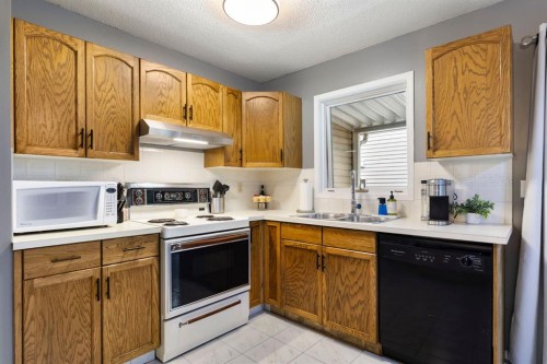176 Riverbend Drive Se, Calgary, AB - Indoor Photo Showing Kitchen With Double Sink