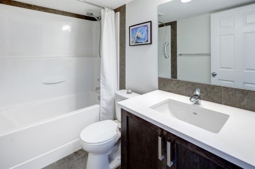 673 Hillcrest Road Sw, Airdrie, AB - Indoor Photo Showing Bathroom