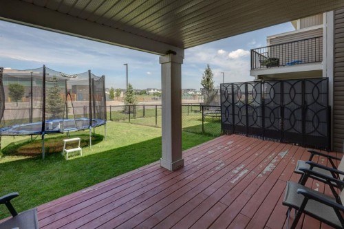 673 Hillcrest Road Sw, Airdrie, AB - Outdoor With Deck Patio Veranda With Exterior
