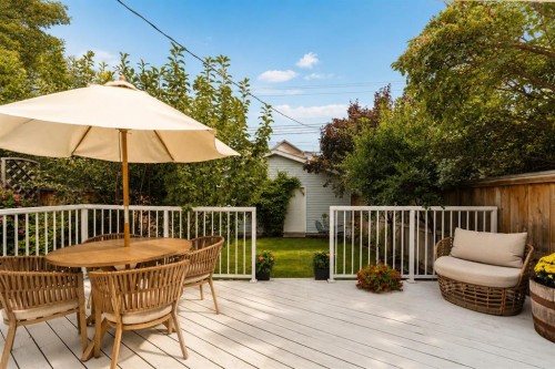 813 3 Avenue Nw, Calgary, AB - Outdoor With Deck Patio Veranda