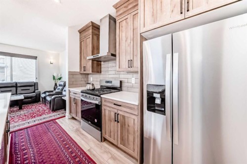 330 Ambleton Drive Nw, Calgary, AB - Indoor Photo Showing Kitchen With Stainless Steel Kitchen With Upgraded Kitchen