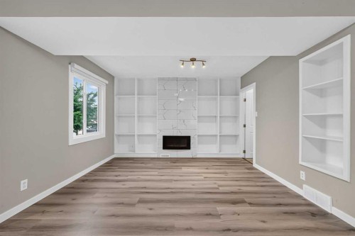 1608 3 Street Nw, Calgary, AB - Indoor Photo Showing Other Room With Fireplace