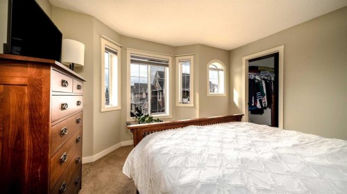 93 Cranleigh Heath Se, Calgary, AB - Indoor Photo Showing Bedroom