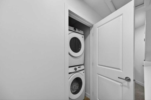 606-550 Seton Circle Se, Calgary, AB - Indoor Photo Showing Laundry Room