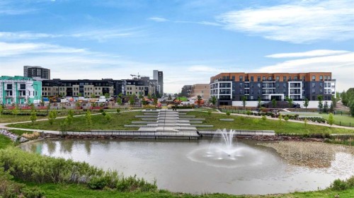302-275 Lebel Crescent Nw, Calgary, AB - Outdoor With View