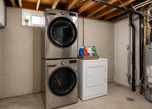 896 Rundlecairn Way Ne, Calgary, AB - Indoor Photo Showing Laundry Room