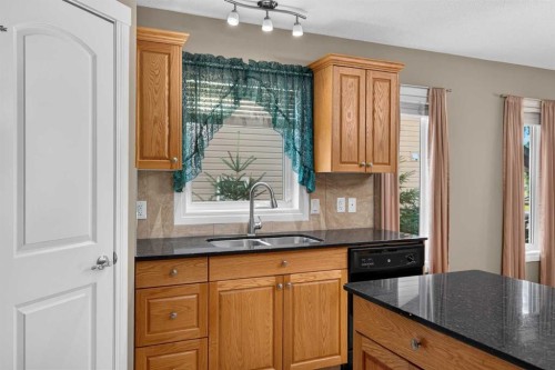 3-310 6 Avenue Ne, Three Hills, AB - Indoor Photo Showing Kitchen With Double Sink