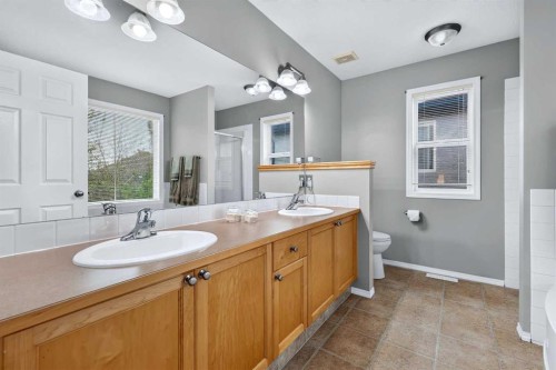 14 Evergreen Common Sw, Calgary, AB - Indoor Photo Showing Bathroom