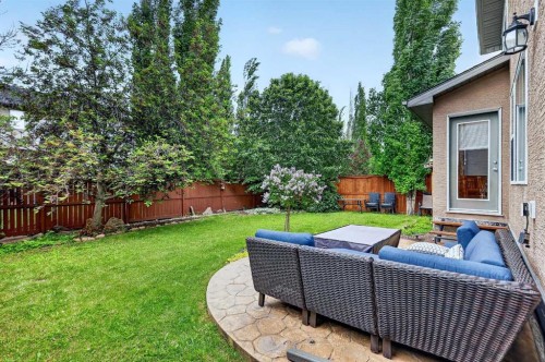 14 Evergreen Common Sw, Calgary, AB - Outdoor With Deck Patio Veranda With Backyard