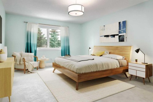 40 Westmore Place Sw, Calgary, AB - Indoor Photo Showing Bedroom
