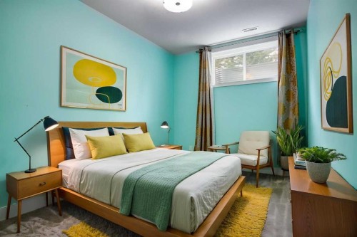 40 Westmore Place Sw, Calgary, AB - Indoor Photo Showing Bedroom