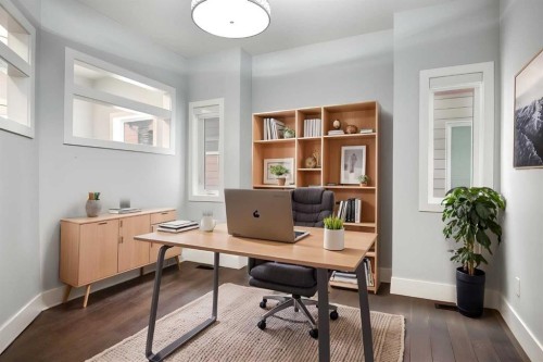 40 Westmore Place Sw, Calgary, AB - Indoor Photo Showing Office