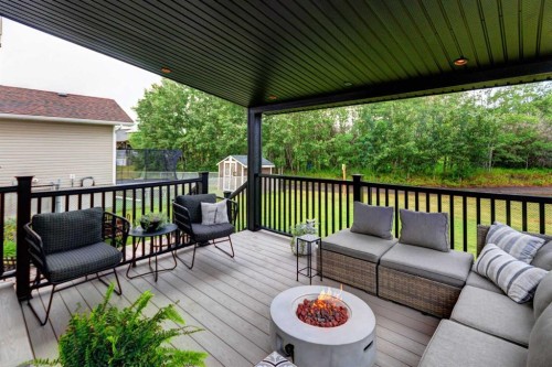 159 Aspen Circle, Strathmore, AB - Outdoor With Deck Patio Veranda With Exterior
