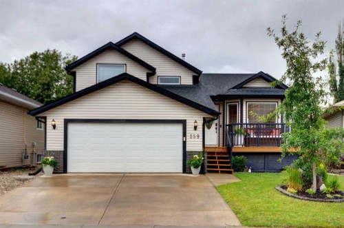 159 Aspen Circle, Strathmore, AB - Outdoor With Deck Patio Veranda