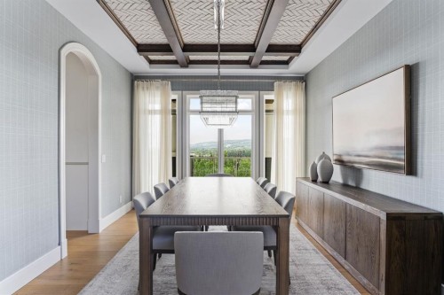 116 Hawk'S Landing Drive, Priddis Greens, AB - Indoor Photo Showing Dining Room