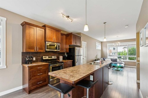 26 Skyview Ranch Gardens Ne, Calgary, AB - Indoor Photo Showing Kitchen