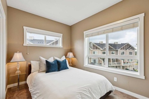 26 Skyview Ranch Gardens Ne, Calgary, AB - Indoor Photo Showing Bedroom