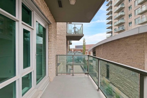 309-1410 1 Street Se, Calgary, AB - Outdoor With Balcony With Exterior