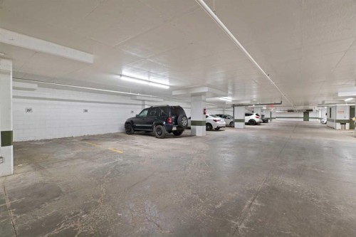 309-1410 1 Street Se, Calgary, AB - Indoor Photo Showing Garage