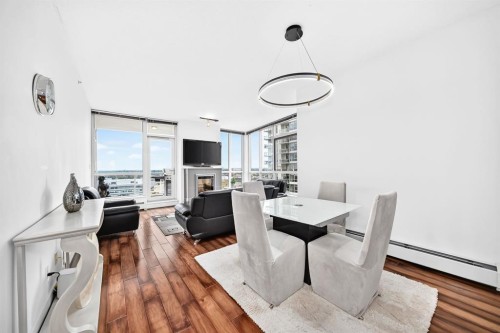1405-99 Spruce Place Sw, Calgary, AB - Indoor Photo Showing Dining Room