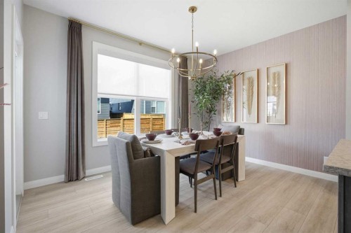 468 Dawson Circle, Chestermere, AB - Indoor Photo Showing Dining Room